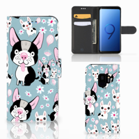 Samsung Galaxy S9 | Telefoonhoesje | Met pasjeshouder | Hondjes