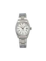 Rolex montre Oyster Perpetual Date 34 mm pre-owned - Blanc