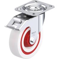 Blickle L-POW 125KF-FI Zwenkwiel met rem Wieldiameter: 125 mm Draagvermogen (max.): 220 kg 1 stuk(s)