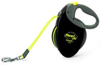 Flexi Giant Neon Tape Zwart L 8m - thumbnail
