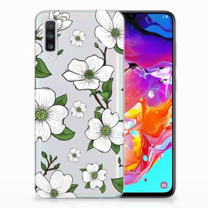 Samsung Galaxy A70 TPU Case Dogwood Flowers