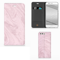 Huawei P10 Plus Standcase Marble Pink - Origineel Cadeau Vriendin