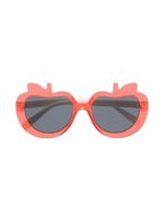 Stella McCartney Eyewear lunettes de soleil à monture pomme - Rouge - thumbnail