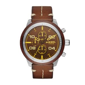 Horlogeband Diesel DZ4440 Leder Bruin 24mm