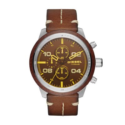 Horlogeband Diesel DZ4440 Leder Bruin 24mm