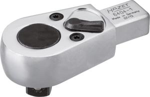 HAZET Insteek-omschakelratel 6404-1 · 14 x 18 mm insteekvierkant massief · 1/2 inch (12,5 mm) vierkant massief · Lengte: 83,5 mm