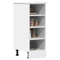 Onderkast 30x44,5x81,5 cm bewerkt hout wit