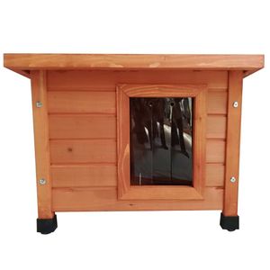 @Pet @Pet Kattenhok voor buiten 57x45x43 cm hout bruin