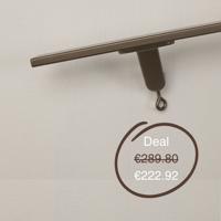Tweedekans Trapleuning rechthoekig 40x10 mm brons Tweedekans Trapleuning rechthoekig 40x10 mm brons
