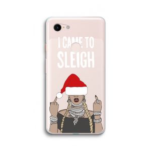 Came To Sleigh: Google Pixel 3 XL Transparant Hoesje
