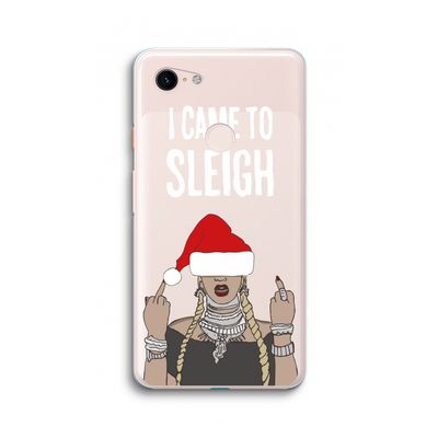 Came To Sleigh: Google Pixel 3 XL Transparant Hoesje