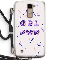 GRL PWR: LG K10 (2016) Transparant Hoesje met koord