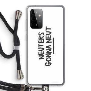 Neuters: Samsung Galaxy A72 5G Transparant Hoesje met koord