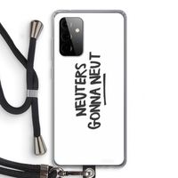 Neuters: Samsung Galaxy A72 5G Transparant Hoesje met koord Neuters: Samsung Galaxy A72 5G Transparant Hoesje met koord