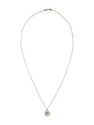 Dolce & Gabbana collier Good Luck en or blanc et jaune 18ct