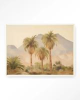 Urban Cotton Wandkleed 'Tunesia' 110 x 145cm in Floating Frame - off white
