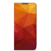 Stand Case voor OPPO A77 5G | A57 5G Polygon Red - thumbnail