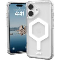 Urban Armor Gear Plyo MagSafe Case Backcover Apple iPhone 16 Ice, Transparant, Wit MagSafe compatible Urban Armor Gear Plyo MagSafe Case Backcover Apple iPhone 16 Ice, Transparant, Wit MagSafe compatible