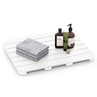 Badmat voor Douche in Waterdicht HIPS Roestvrijstalen Schroeven Anticorrosief Roestbestendig Duurzaam voor Douche Bad Zwembad Terras