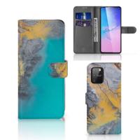 Samsung S10 Lite | Bookcase | Marble Blue Gold