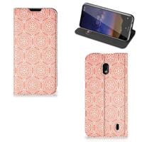 Nokia 2.2 | Hoesje met Magneet | Pattern Orange
