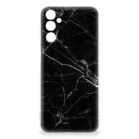 Samsung Galaxy M14 | TPU | Siliconen hoesje | Marmer Zwart - Origineel Cadeau Vader