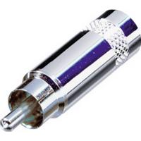 Rean AV NYS352 Cinch-connector Stekker, recht Aantal polen: 2 Zilver 1 stuk(s)