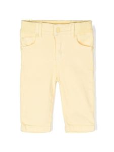 Stella McCartney Kids pantalon à broderies - Jaune