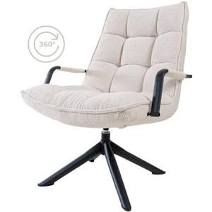 Home67 - Fauteuil Dorus Arm Bouclé - Naturel