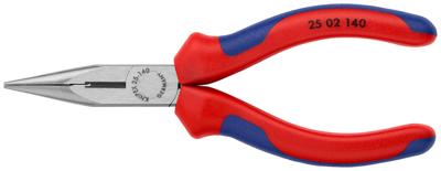 KNIPEX Snipe nose pliers w.cutti pol. isolated