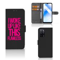 OPPO A16/A16s/A54s Hoesje met naam Woke Up - Origineel Cadeau Zelf Maken OPPO A16/A16s/A54s Hoesje met naam Woke Up - Origineel Cadeau Zelf Maken