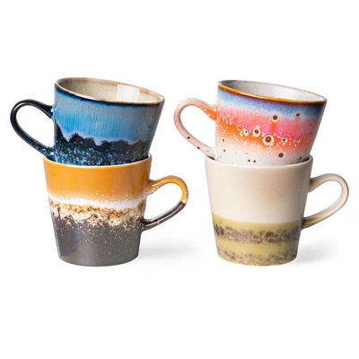Americanokopje 70's (Ø8,5 cm) (260 ml) (set van 4)