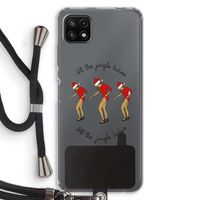 Jingle Ladies: Samsung Galaxy A22 5G Transparant Hoesje met koord