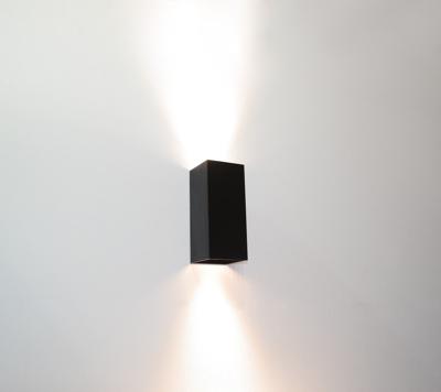 Artdelight Vierkante up- & downlighterDante2 zwart - WL DANTE2 ZW
