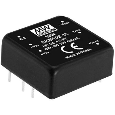 MEAN WELL SKM10E-15 DC/DC-convertermodule 666 mA 10 W Aantal uitgangen: 1 x Inhoud 1 stuk(s)