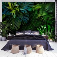 Zelfklevend fotobehang - Groene Bladeren , Jungle   , Premium Print - thumbnail