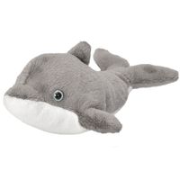 Pluche knuffel Dolfijn van 13 cm   -