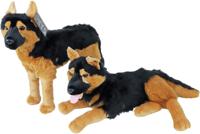 Boony Natural Decoration pluche duitse herder 53 cm staand - Gebr de boon
