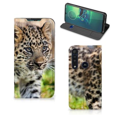 Motorola G8 Plus | Hoesje maken | Baby Luipaard