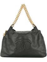 CHANEL Pre-Owned sac porté épaule à bandoulière en chaîne - Noir