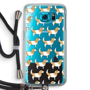 Doggy: Samsung Galaxy S6 Transparant Hoesje met koord