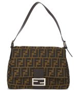 Fendi Pre-Owned sac porté épaule Mamma Baguette Zucca (1990-2000) - Marron