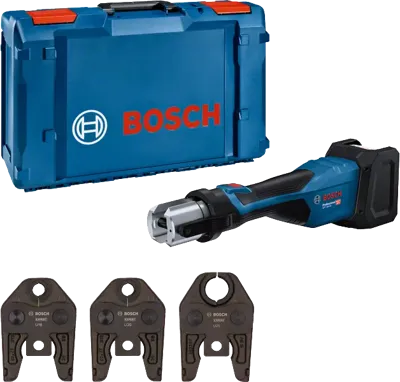 Bosch Blauw GPT 18V-32 Accu Perstang | 3 Persbekken U | In XL-Boxx - 06019M2103