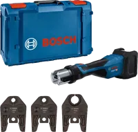Bosch Blauw GPT 18V-32 Accu Perstang | 3 Persbekken U | In XL-Boxx - 06019M2103