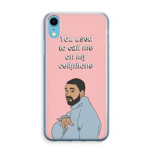 Hotline bling: iPhone XR Transparant Hoesje