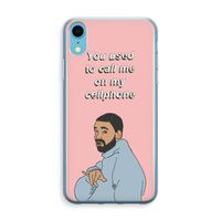Hotline bling: iPhone XR Transparant Hoesje
