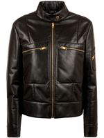 Bally veste bomber en cuir matelassé - Noir - thumbnail