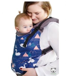 Luna Dream draagzak Grow Up Swan On The Water katoen blauw