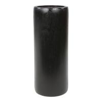 Leslie Living Kaarsenhouders / waxinelichtjes houders - bamboe - grijs - H20 cm Leslie Living Kaarsenhouders / waxinelichtjes houders - bamboe - grijs - H20 cm