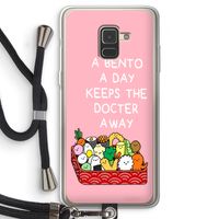 Bento a day: Samsung Galaxy A8 (2018) Transparant Hoesje met koord